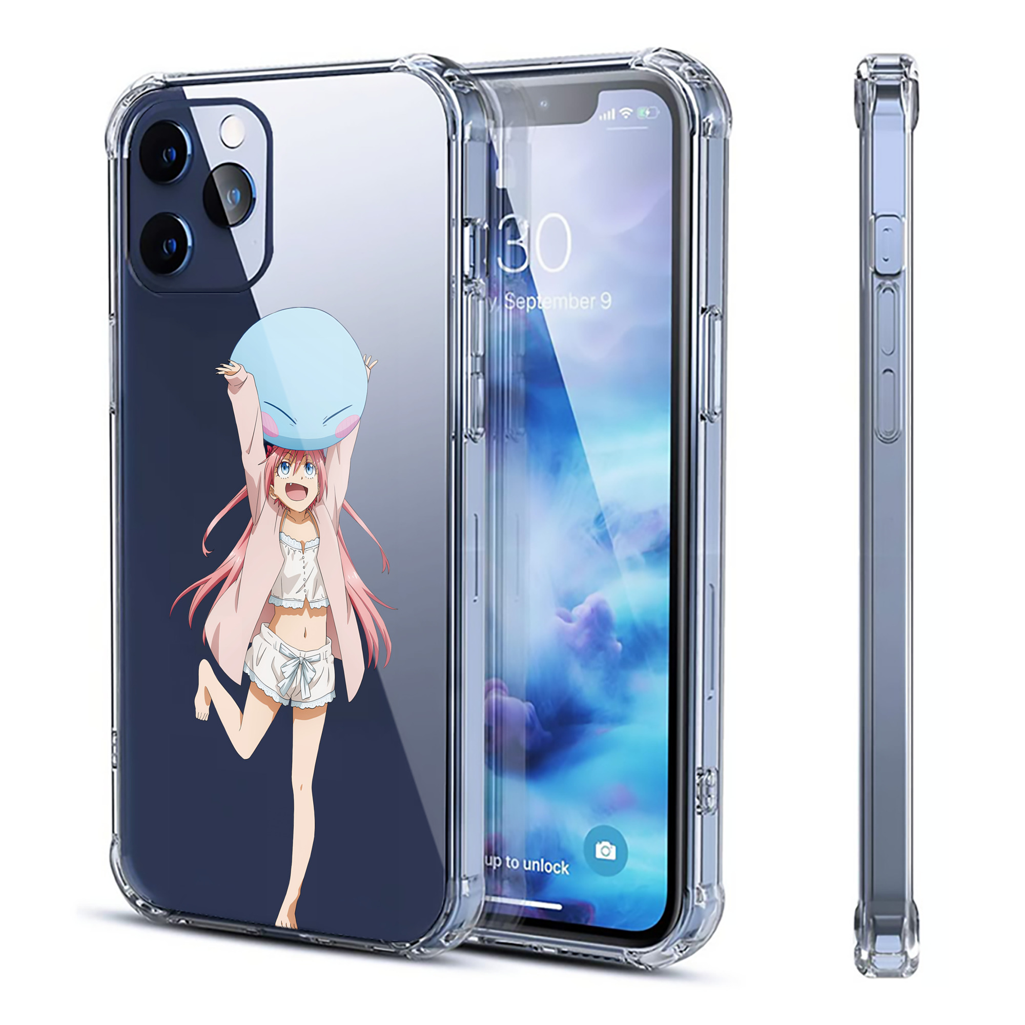 （画像用） 転スラ Regarding Reincarnated to Slime 【iPhone 12シリーズ対応】透明スマホケース（クリアソフトケース）